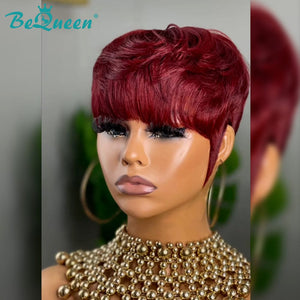 BeQueen Wig PIXIE WIGS Bequeen 99J Pixie Wig