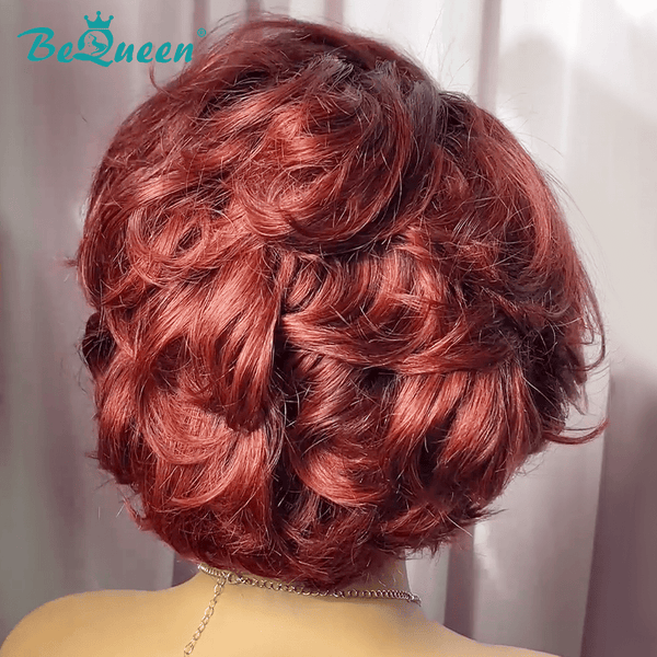 BeQueen Wig Bequeen Burgundy 200% Bob Wig