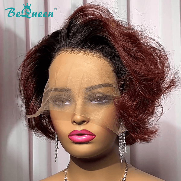 BeQueen Wig Bequeen Burgundy 200% Bob Wig