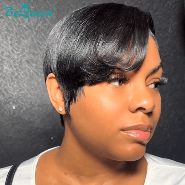 BeQueen Wig PIXIE WIGS Bequeen Pixie Wig Side Part Style