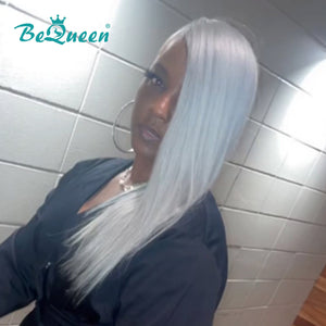 BeQueen Wig Luxurious Customized Wigs Bequeen Salt and pepper Fashion Color Sexy Long Wig