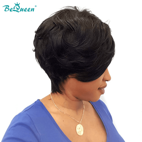 BeQueenWig PIXIE WIGS Bequeen Short Cute Fashion Lace Wig