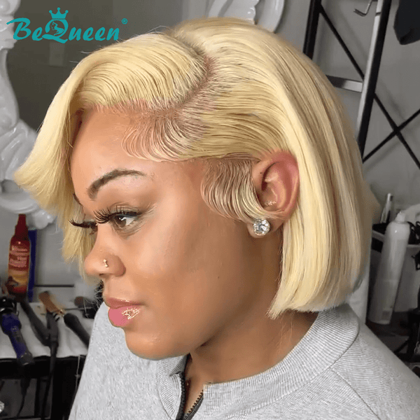 overseas Bequeen 13x4 Lace 613# Sexy Side Part Fashion Bob Wig