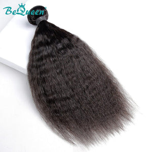 BeQueenWig 1Pc Kinky straight Best Virgin Human Hair Bundles BEQUEEN HAIR