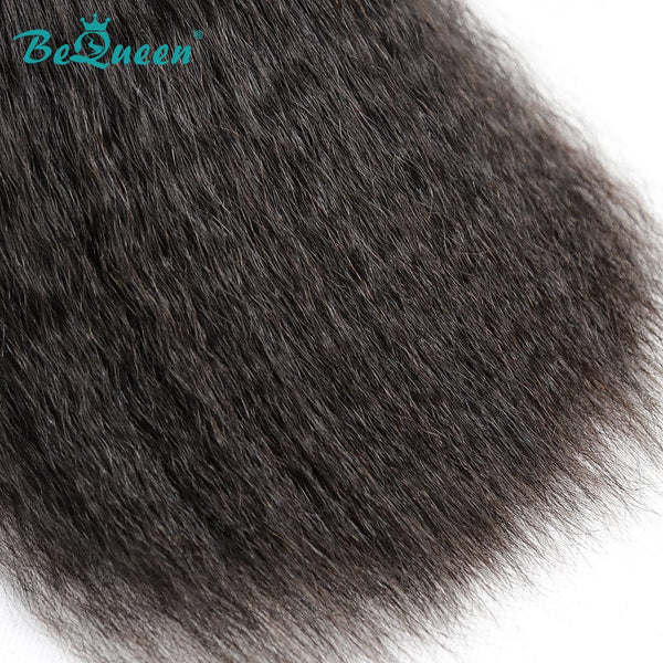 BeQueenWig 1Pc Kinky straight Best Virgin Human Hair Bundles BEQUEEN HAIR