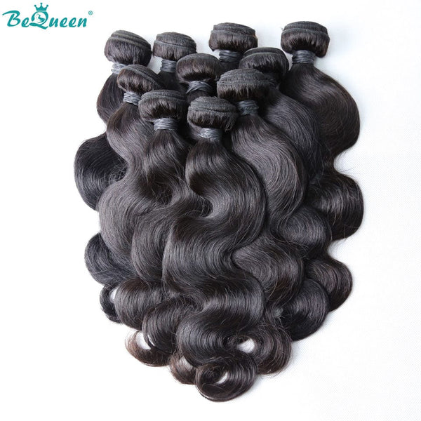 BeQueenWig 10A Brazilian Raw Virgin Hair BEQUEEN 10A Body Wave Virgin Hair Weave 100% Human Hair Extensions