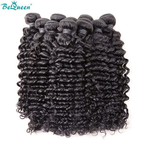 BeQueenWig 10A Brazilian Raw Virgin Hair BEQUEEN 10A Deep Wave Virgin Hair Weave 100% Human Hair Extensions