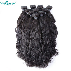 BeQueenWig 10A Brazilian Raw Virgin Hair BEQUEEN 10A Water Wave Virgin Hair Weave 100% Human Hair Extensions