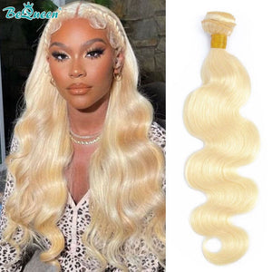 BeQueenWig Color Hair Bundles BEQUEEN 12A 1Pc 613 Body Wave Best Virgin Human Hair Bundles