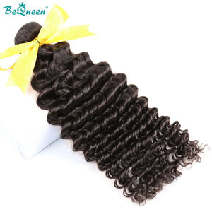 BeQueenWig 12A Hair Bundles BEQUEEN 12A 1Pc Deep Wave Best Virgin Human Hair Bundles