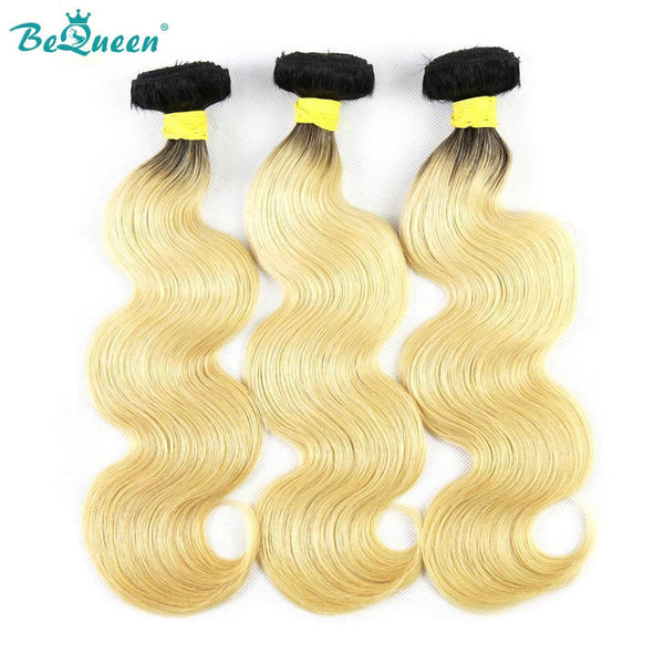 BeQueenWig Color Hair Bundles BEQUEEN 12A 3Pcs 1B613 Body Wave Best Virgin Human Hair Bundles