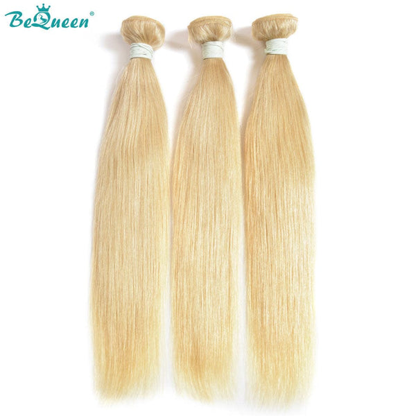 BeQueenWig Color Hair Bundles BEQUEEN 12A 3Pcs 613 Straight Best Virgin Human Hair Bundles