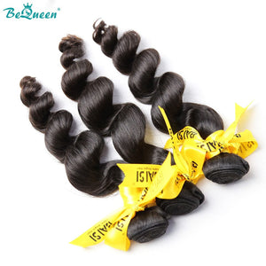 BeQueenWig 12A Hair Bundles BEQUEEN 12A 3Pcs Loose Wave Best Virgin Human Hair Bundles