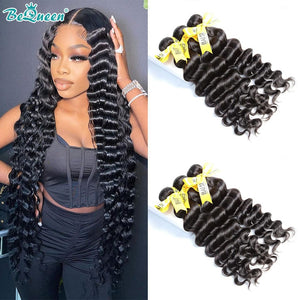 BeQueenWig 12A Hair Bundles BEQUEEN 12A 3Pcs Natural Wave Best Virgin Human Hair Bundles