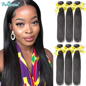 BeQueenWig 12A Hair Bundles BEQUEEN 12A 3Pcs Straight Best Virgin Human Hair Bundles