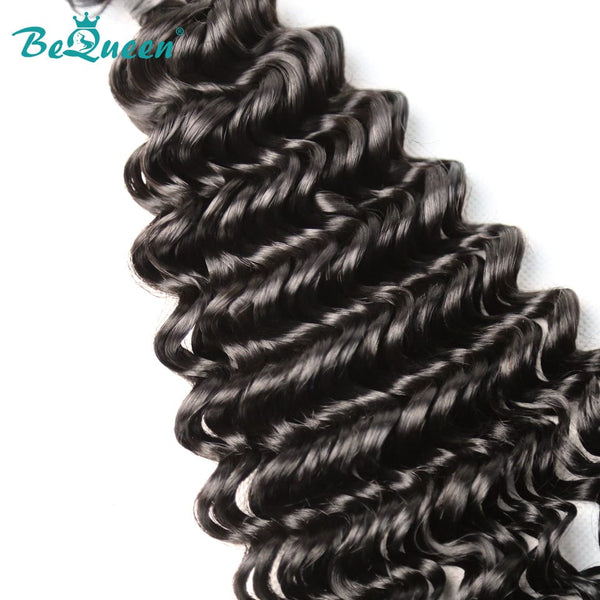 BeQueenWig BEQUEEN 1Pc Deep Wave Best Virgin Human Hair Bundles