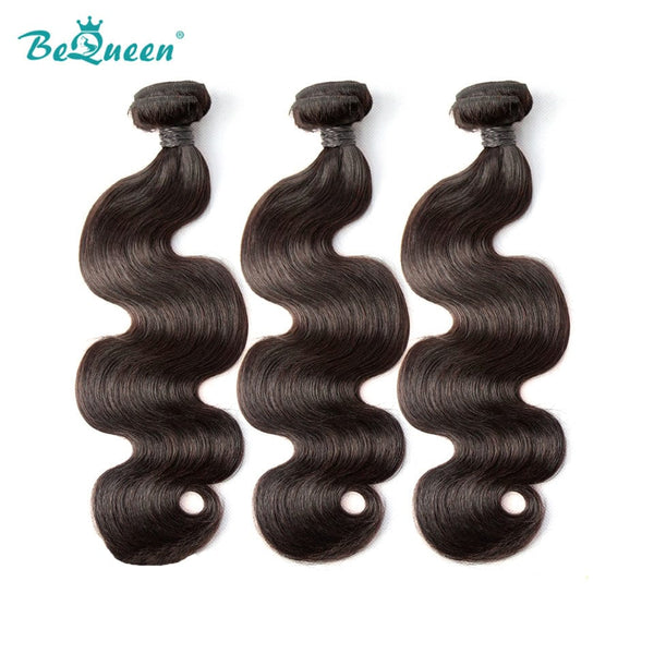 BeQueenWig 10A Hair Bundles BEQUEEN 3Pcs Body Wave Best Virgin Human Hair Bundles