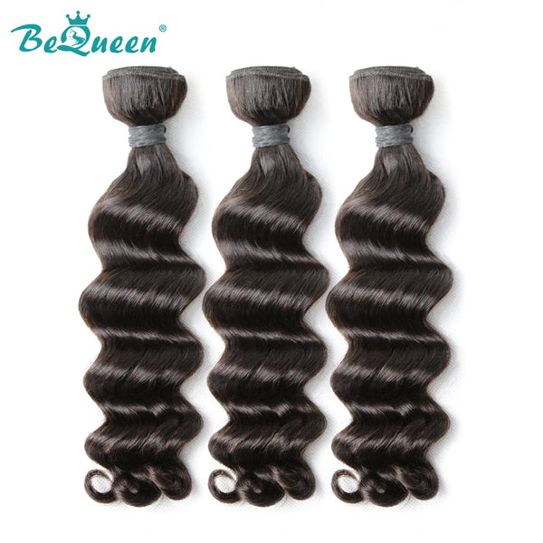 BeQueenWig 10A Hair Bundles BEQUEEN 3Pcs Natural Wave Best Virgin Human Hair Bundles