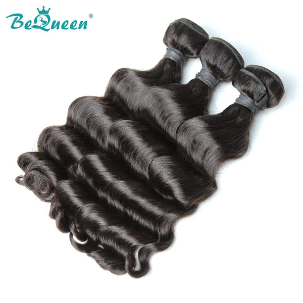 BeQueenWig 10A Hair Bundles BEQUEEN 3Pcs Natural Wave Best Virgin Human Hair Bundles