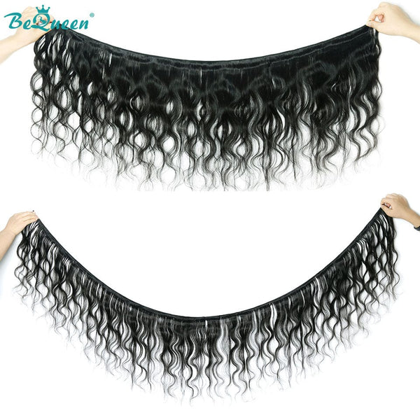 BeQueenWig BEQUEEN 3Pcs With 4x4 Closure Body Wavy Best Virgin Human Hair Bundles