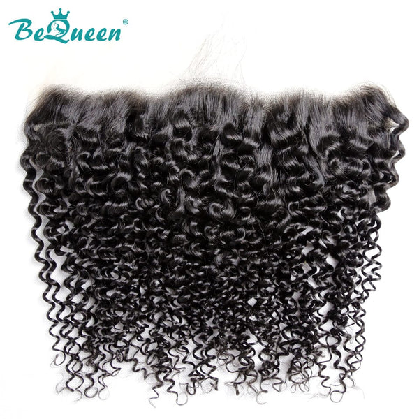 BeQueenWig Bundles With Frontal BEQUEEN 3Pcs with Frontal Curly Best Virgin Human Hair Bundles