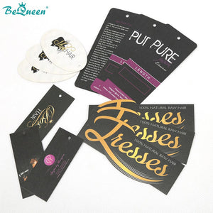 BeQueenWig BEQUEEN Customized Hand Tags 300pcs