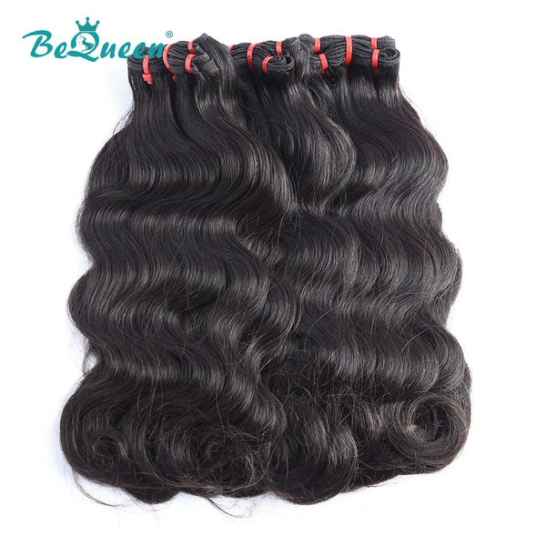 BeQueenWig Double Drawn Hair BEQUEEN Double Drawn 100% Virgin Hair Fumi Body Wave Hair Weave