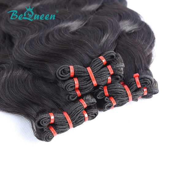 BeQueenWig Double Drawn Hair BEQUEEN Double Drawn 100% Virgin Hair Fumi Body Wave Hair Weave