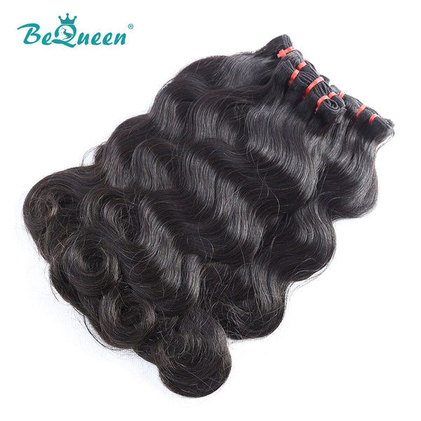 BeQueenWig Double Drawn Hair BEQUEEN Double Drawn 100% Virgin Hair Fumi Body Wave Hair Weave