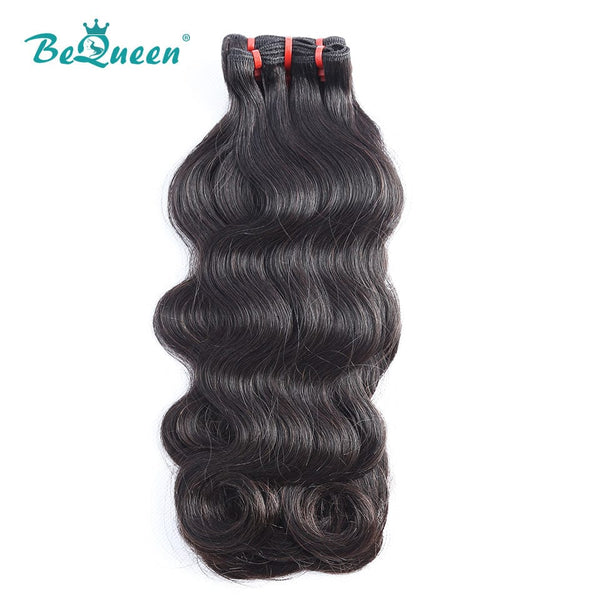 BeQueenWig Double Drawn Hair BEQUEEN Double Drawn 100% Virgin Hair Fumi Body Wave Hair Weave