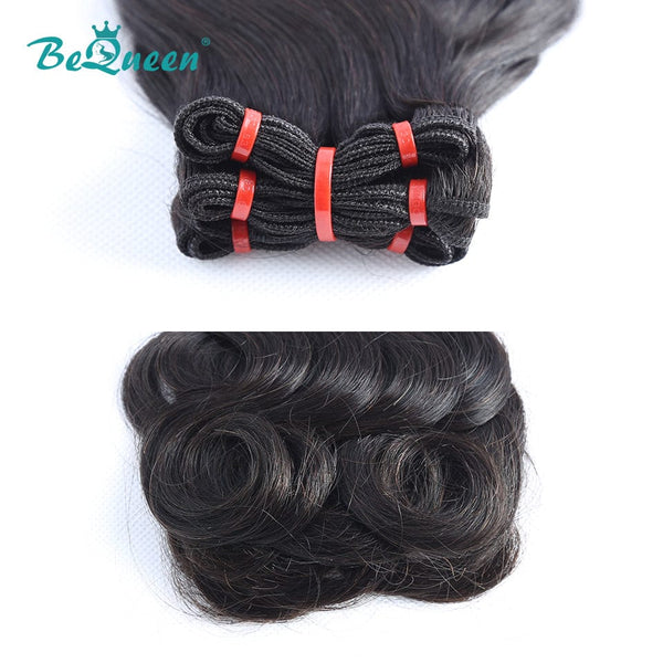 BeQueenWig Double Drawn Hair BEQUEEN Double Drawn 100% Virgin Hair Fumi Body Wave Hair Weave