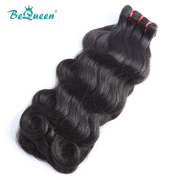 BeQueenWig Double Drawn Hair BEQUEEN Double Drawn 100% Virgin Hair Fumi Body Wave Hair Weave