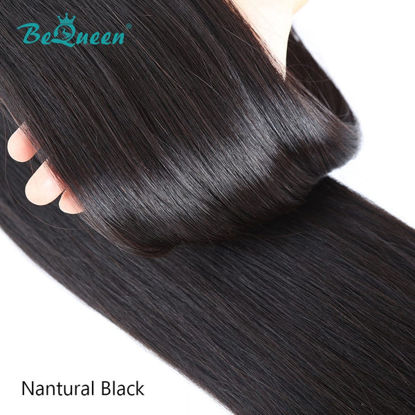 BeQueenWig Double Drawn Hair BEQUEEN Double Drawn 100% Virgin Hair Fumi Straight Hair Weave