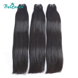 BeQueenWig Double Drawn Hair BEQUEEN Double Drawn 100% Virgin Hair Fumi Straight Hair Weave