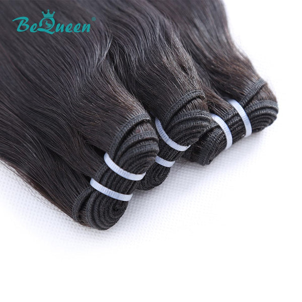 BeQueenWig Double Drawn Hair BEQUEEN Double Drawn 100% Virgin Hair Fumi Straight Hair Weave