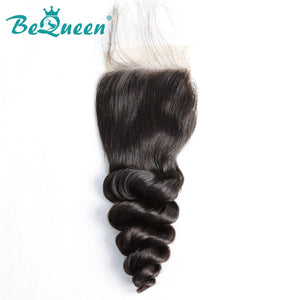 BeQueenWig BEQUUEN 100% Virgin Hair Loose Wave HD 4x4/ 5x5 Lace Closure